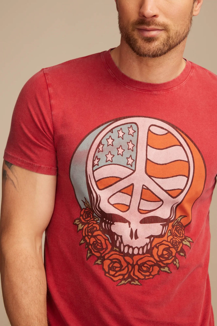 GRATEFUL DEAD ROSES TEE - Lucky Brand Outlet