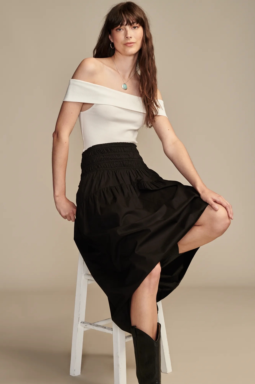 OFF THE SHOULDER TOP - Lucky Brand Outlet