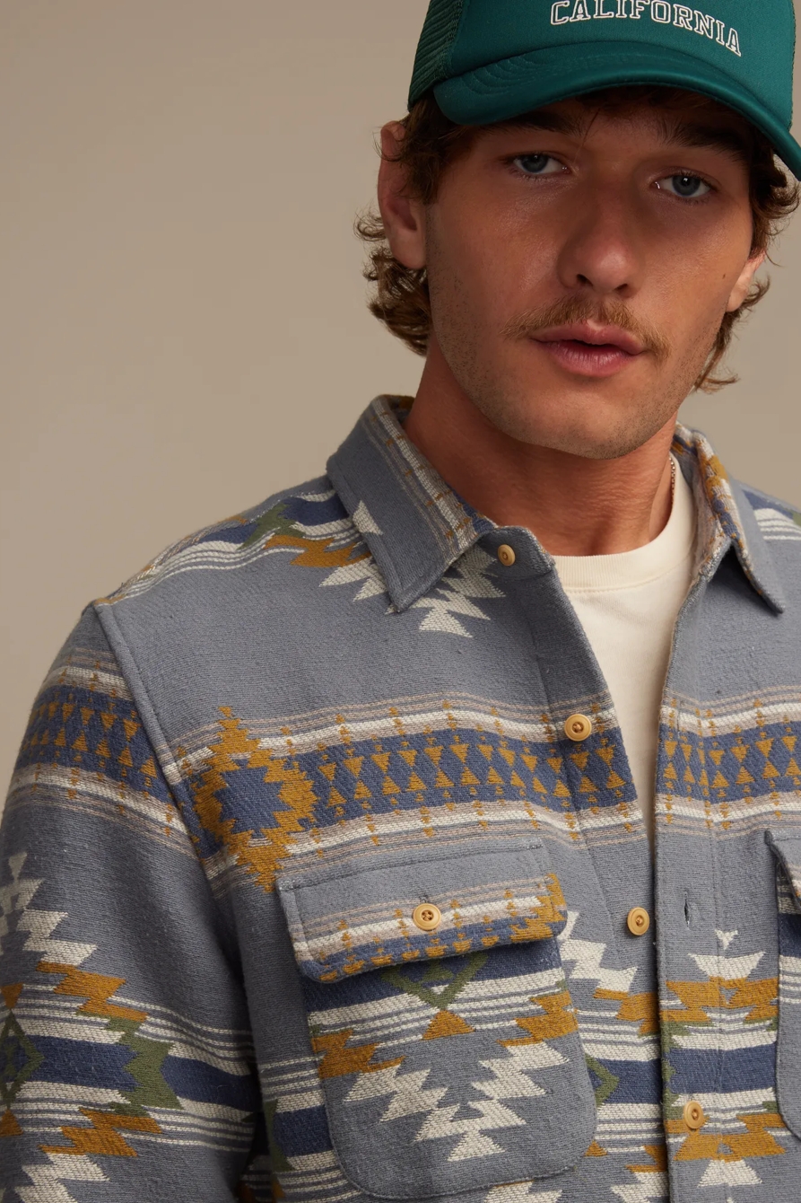 SOUTHWESTERN PRINT HUMBOLDT SHIRT - Lucky Brand Outlet