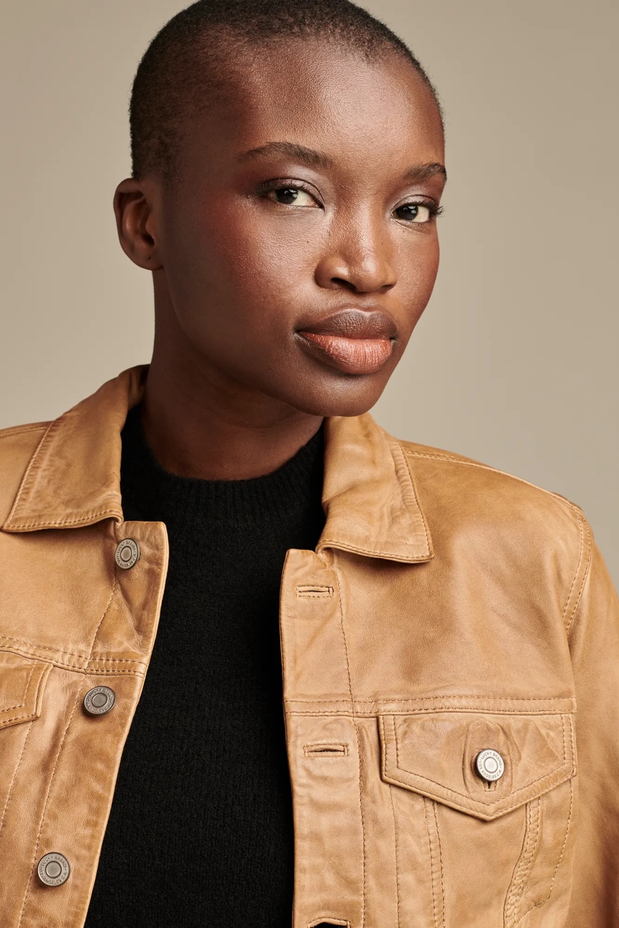 LEATHER TRUCKER JACKET | LUCKY BRAND STORE - Lucky Brand Outlet