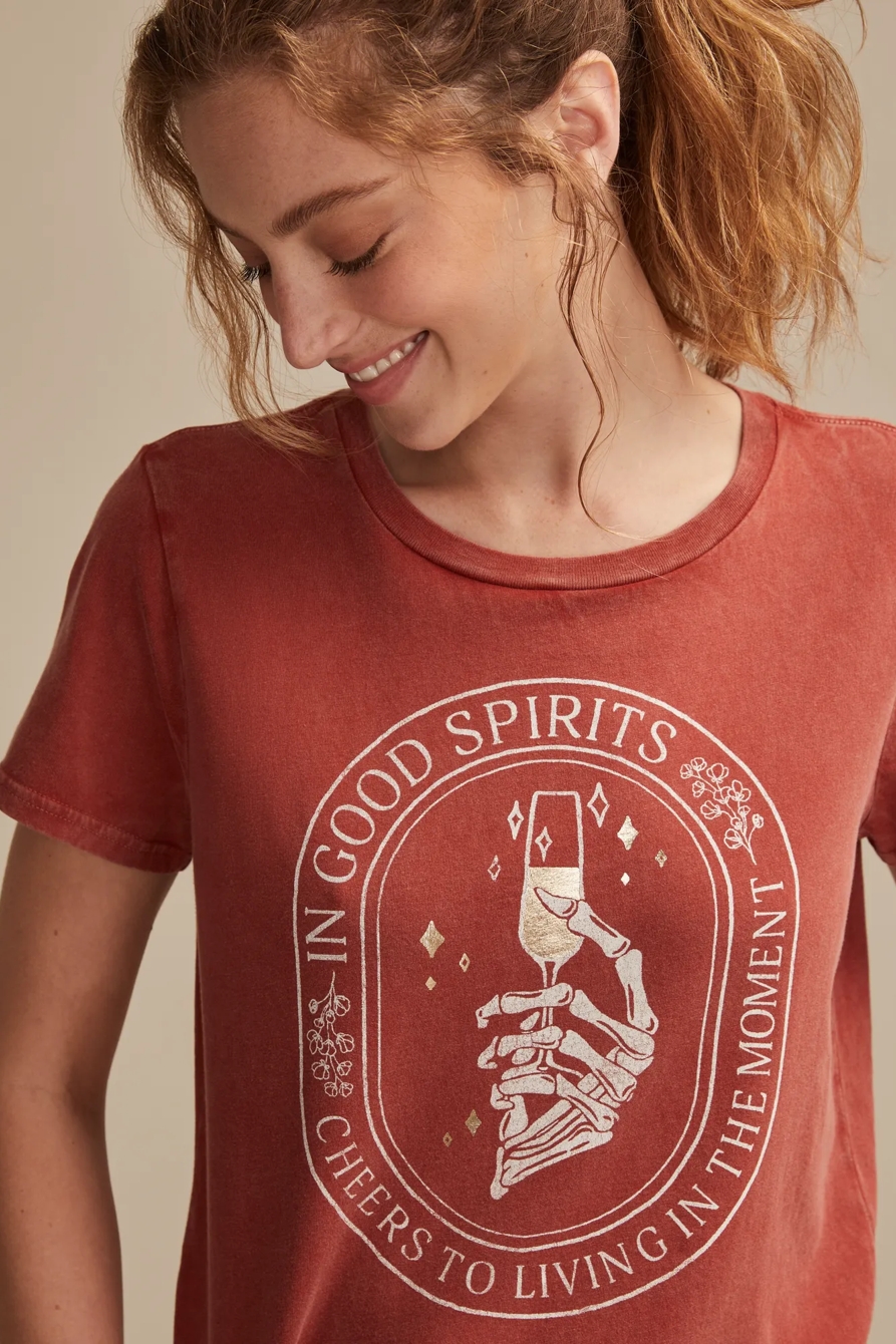 IN GOOD SPIRITS CLASSIC CREW - Lucky Brand Outlet