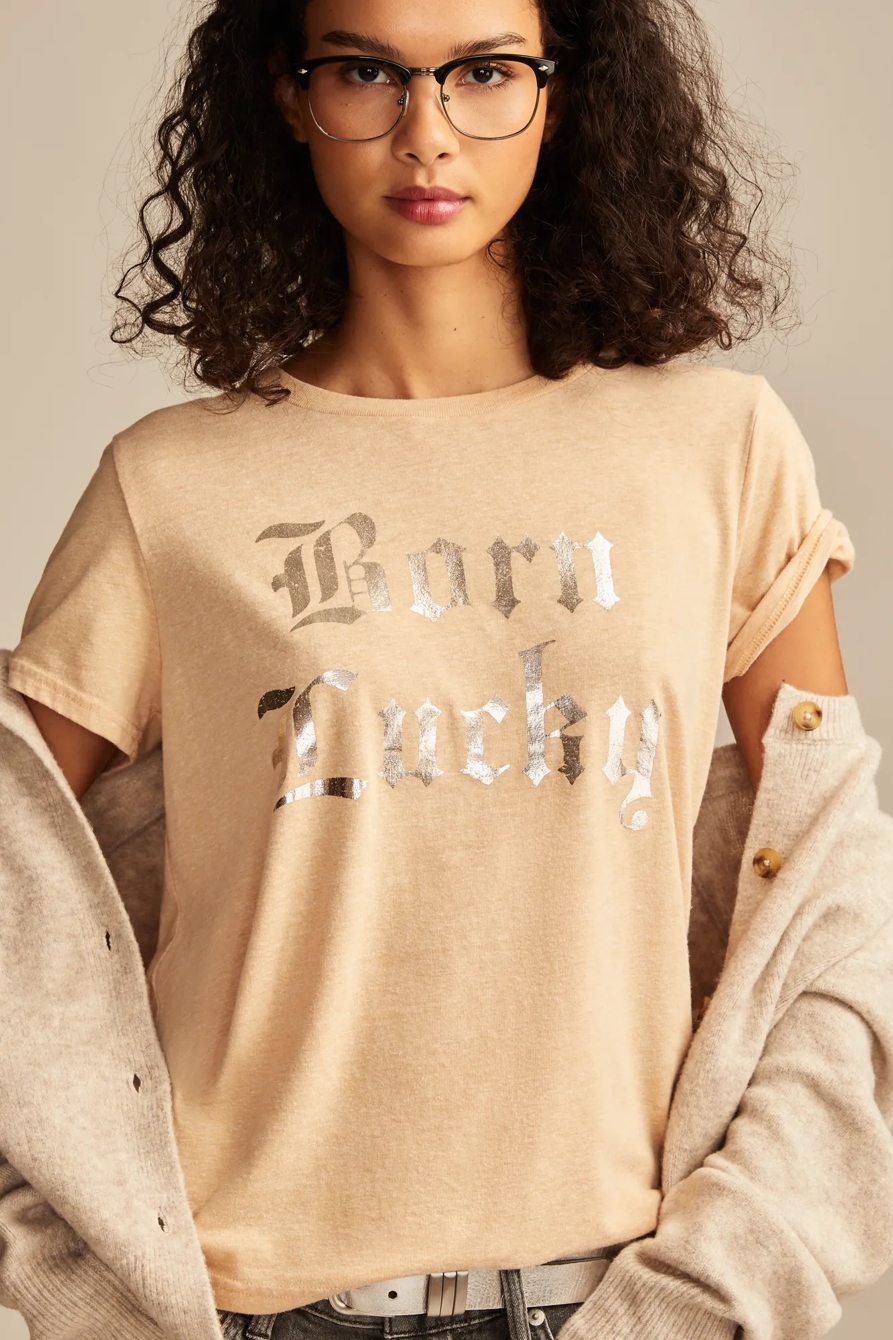 BORN LUCKY CLASSIC CREW - Lucky Brand Outlet