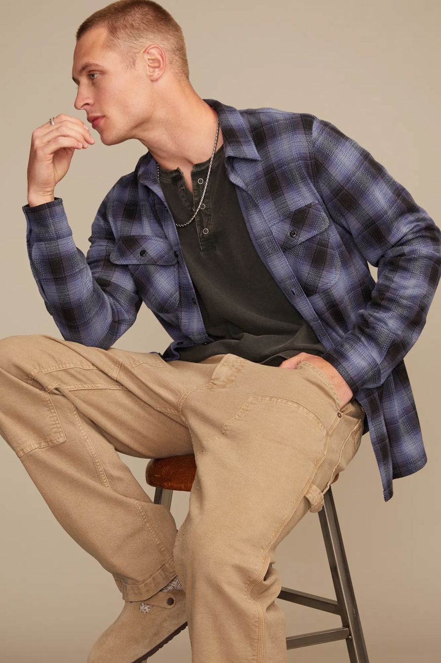 SOFT KNIT JERSEY SHIRT - Lucky Brand Outlet