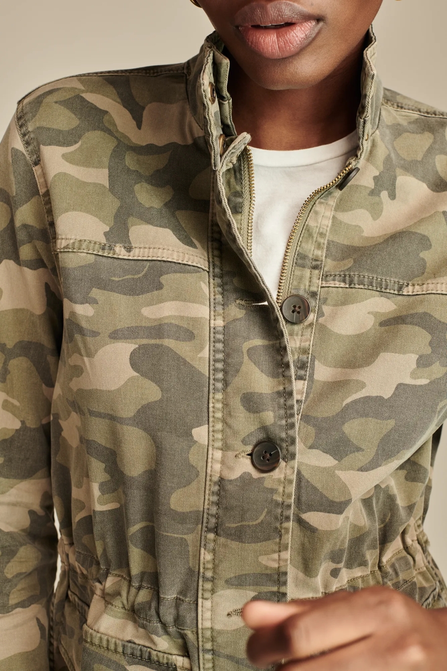 CAMO PRINTED UTILITY JACKET - Lucky Brand Outlet