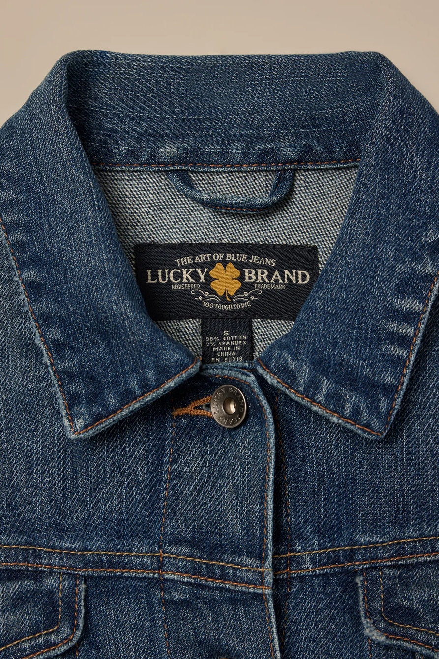 Lucky Brand One-Of-A-Kind Denim Vest - Lucky Brand Outlet