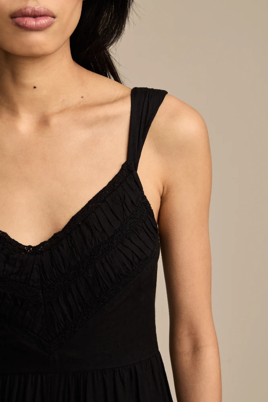 RUCHED LACE WIDE LEG JUMPSUIT - Lucky Brand Outlet