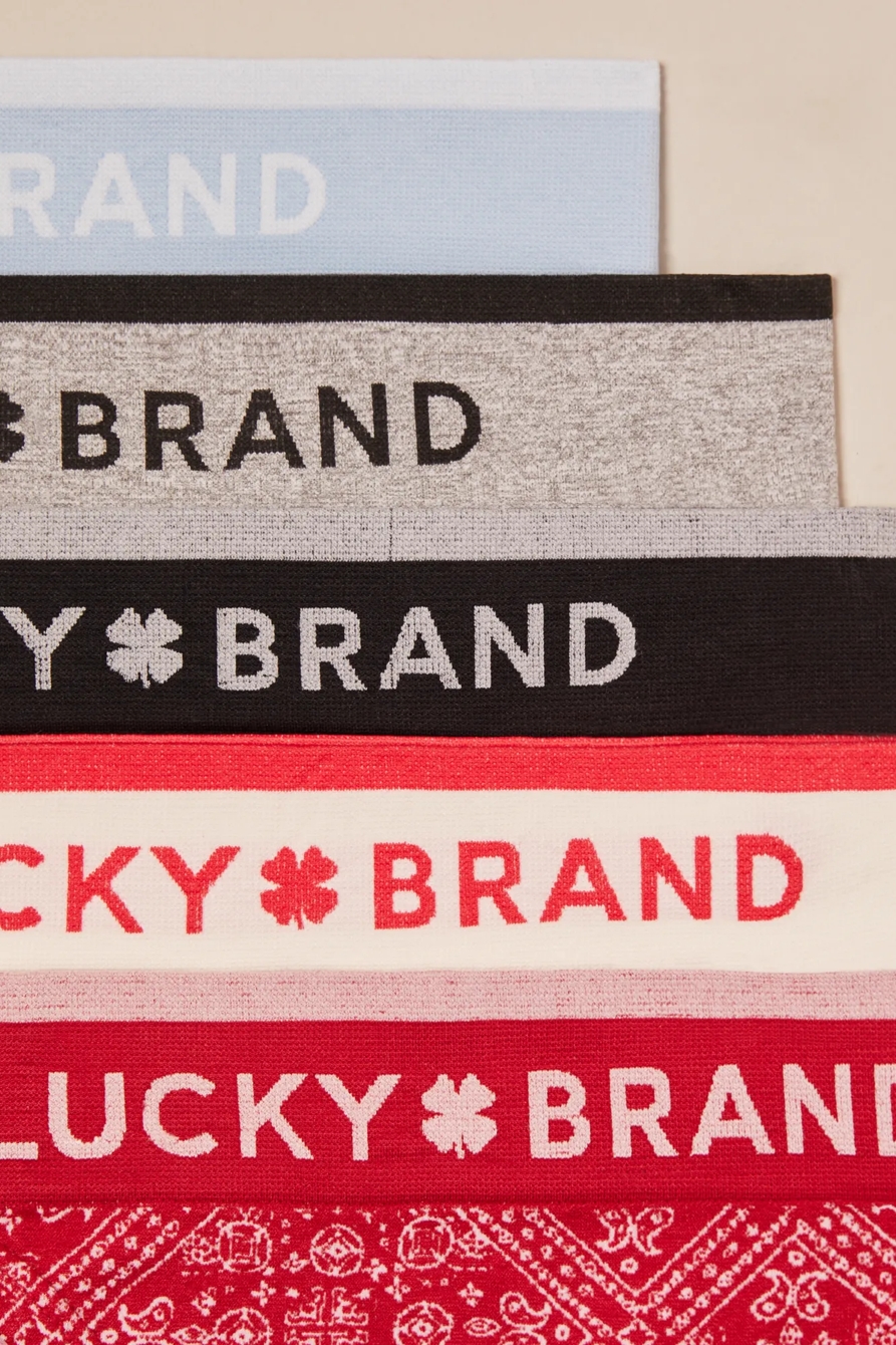 5 PACK BANDANA LOGO BIKINI - Lucky Brand Outlet
