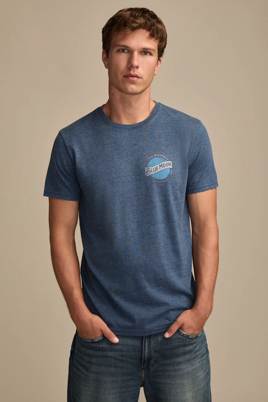 BLUE MOON LABEL TEE - Lucky Brand Outlet