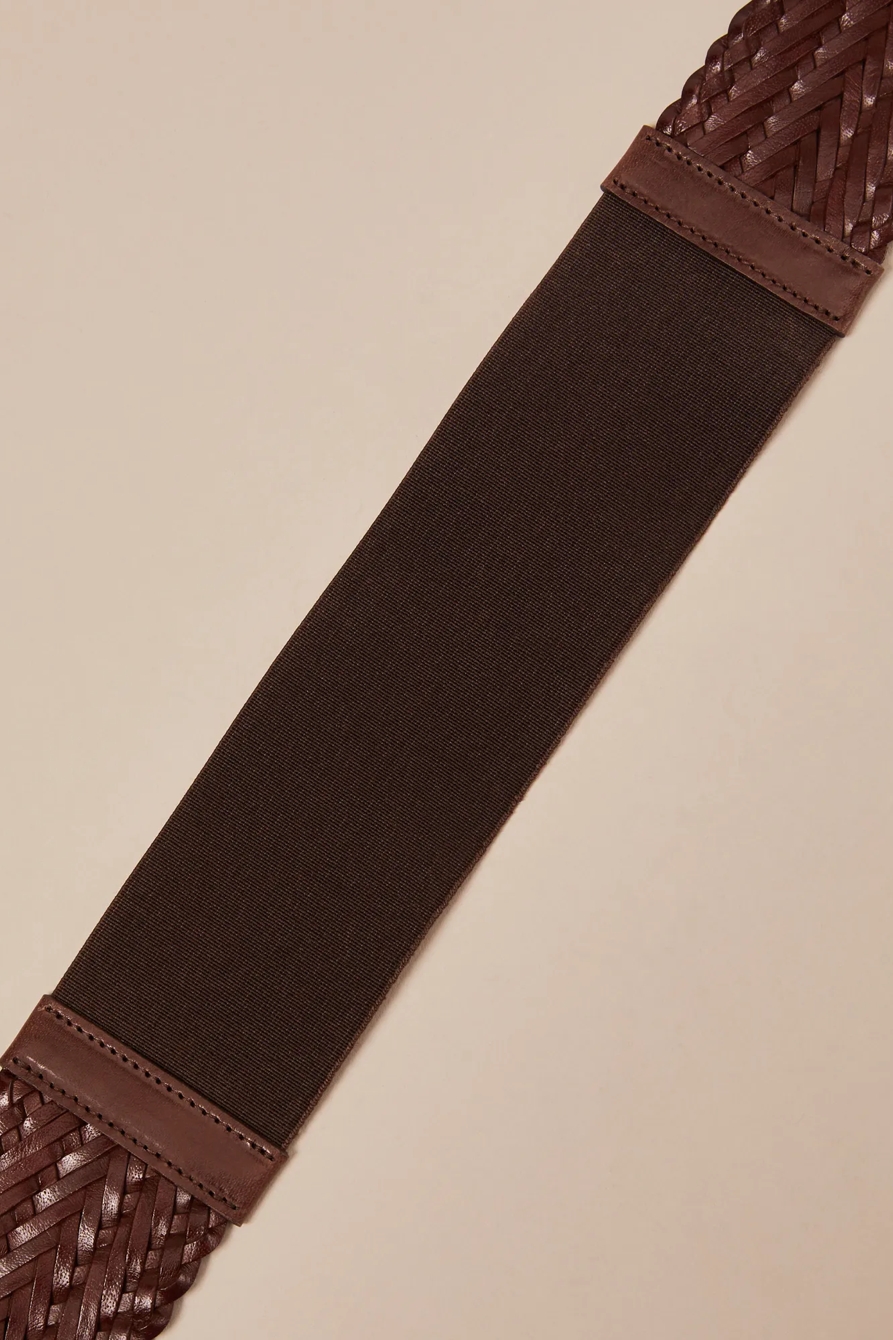 WIDE WOVEN WAIST BELT - Lucky Brand Outlet