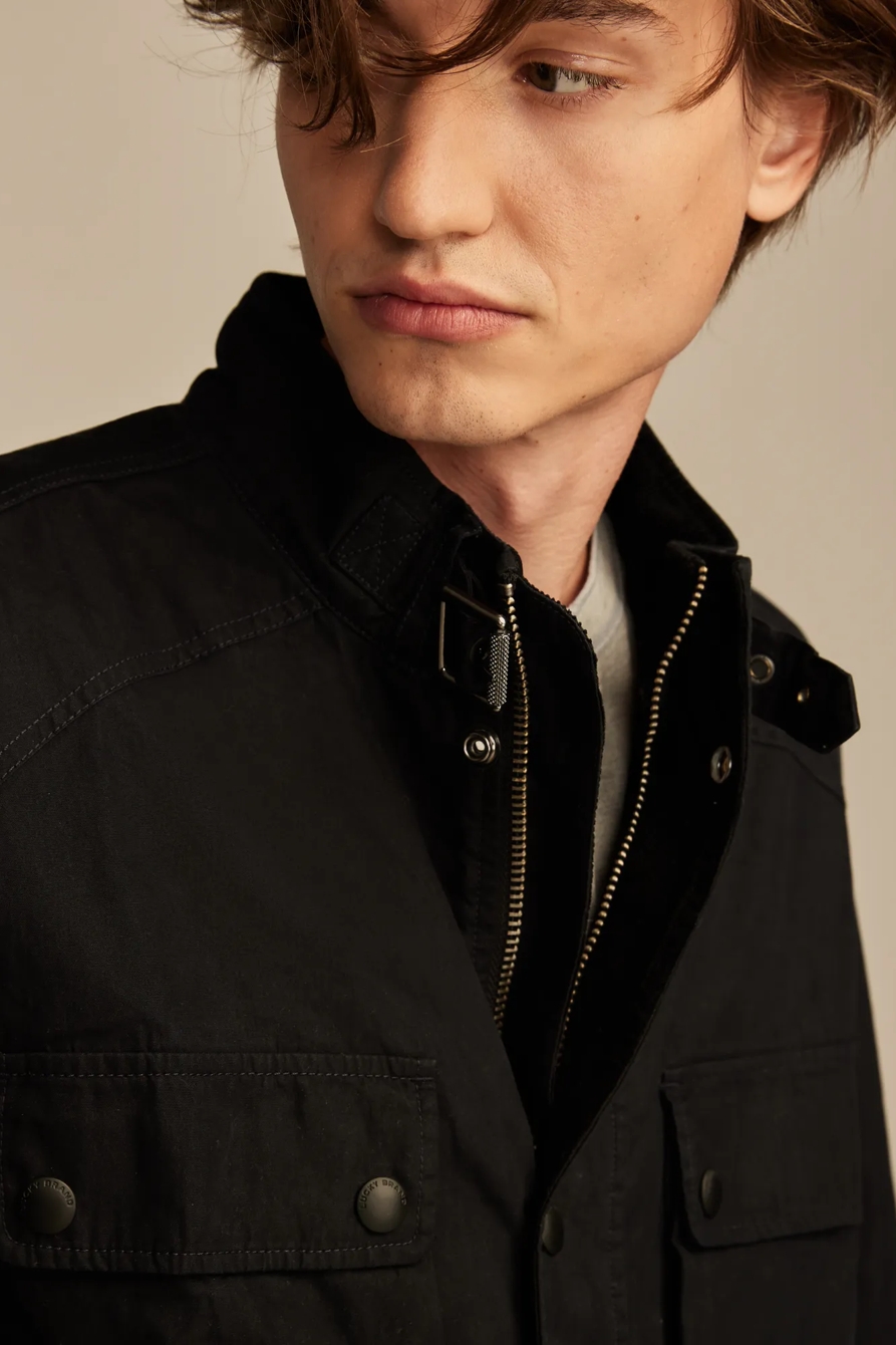 WAXED TOURING JACKET - Lucky Brand Outlet