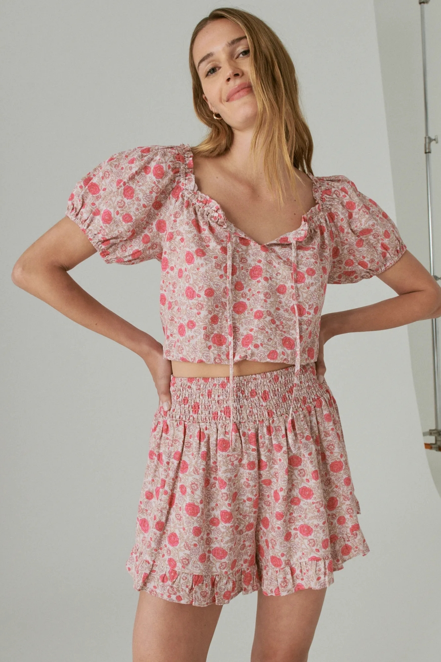 CROPPED MATCHBACK TOP - Lucky Brand Outlet