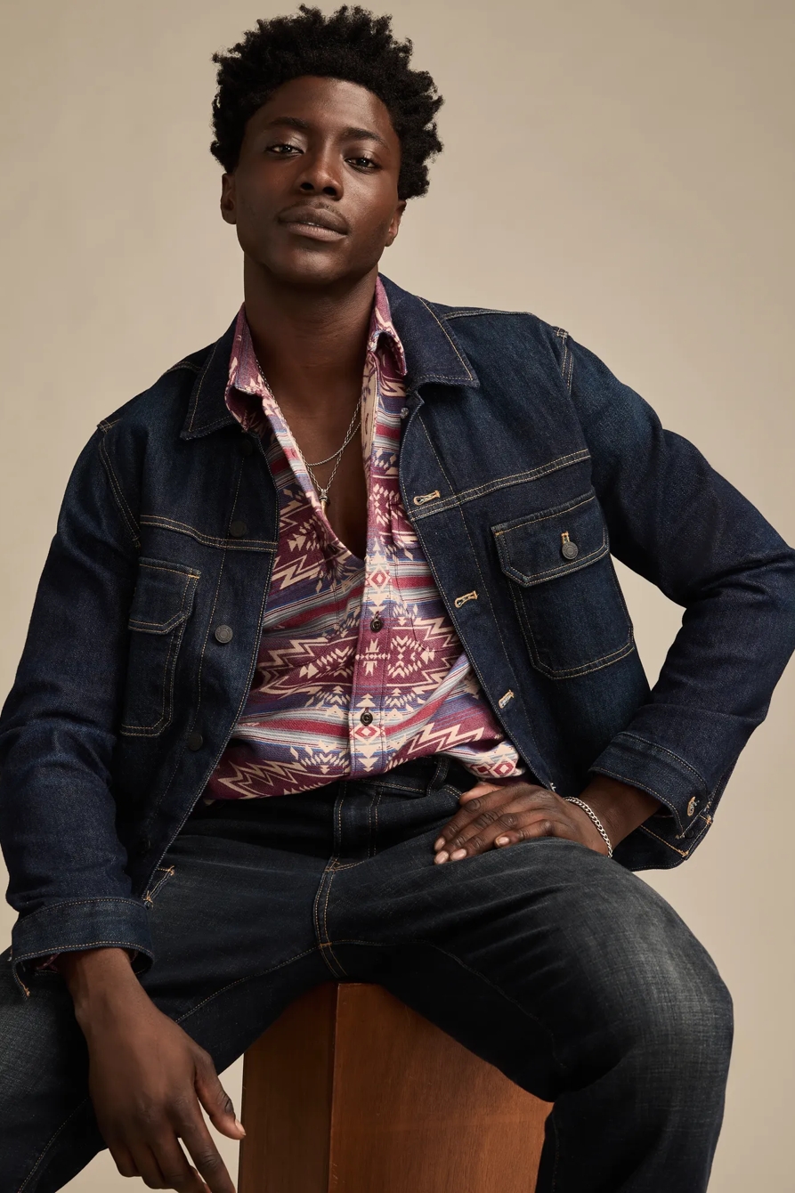 JACQUARD FLANNEL HUMBOLDT SHIRT - Lucky Brand Outlet