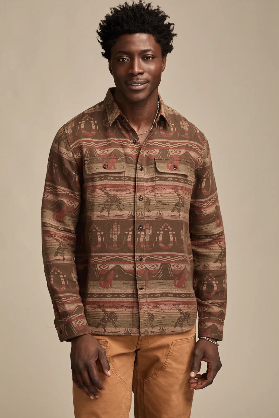 JACQUARD HUMBOLDT PRINT SHIRT - Lucky Brand Outlet