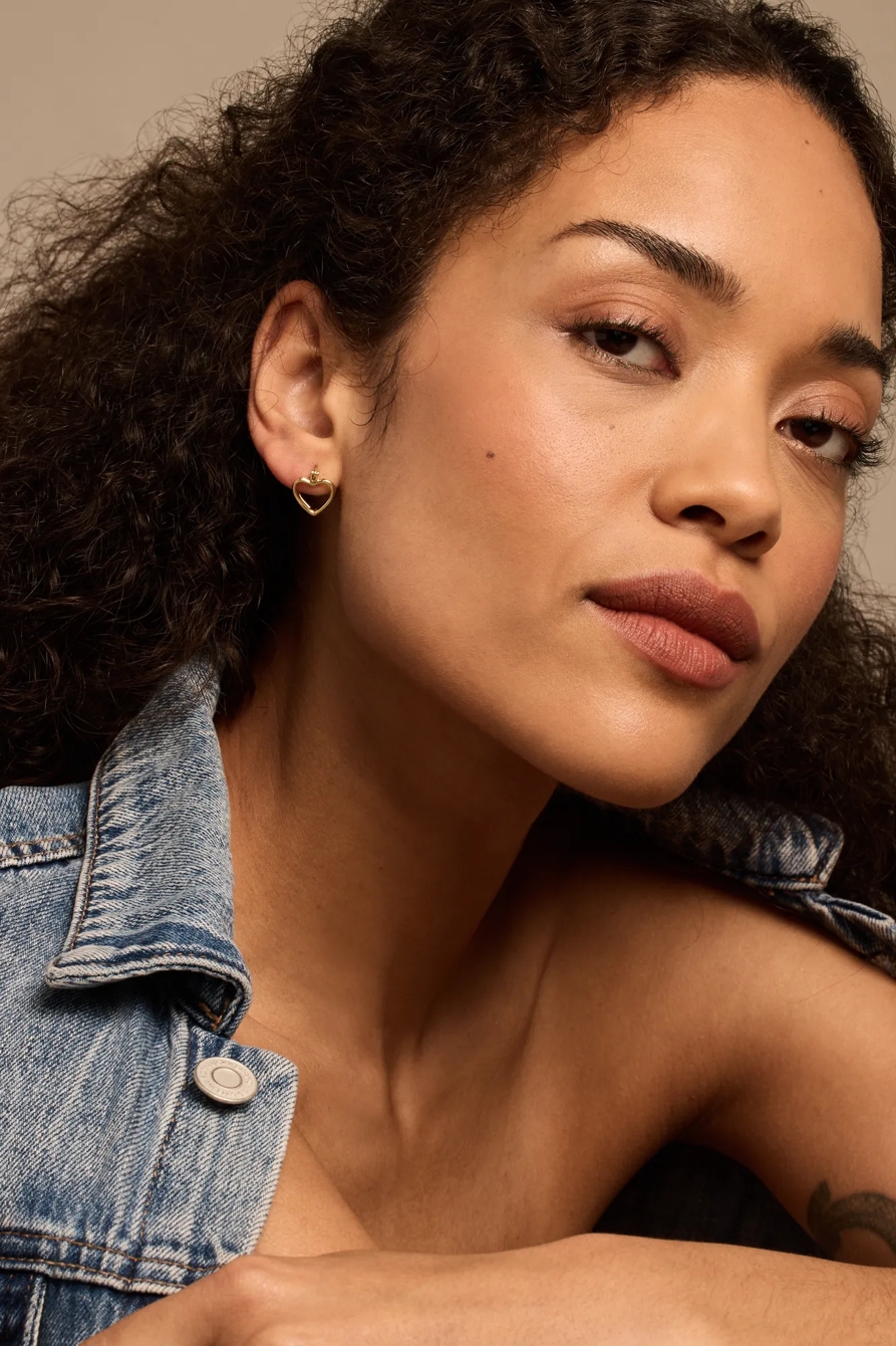 HEART AND HOOP EARRING SET - Lucky Brand Outlet