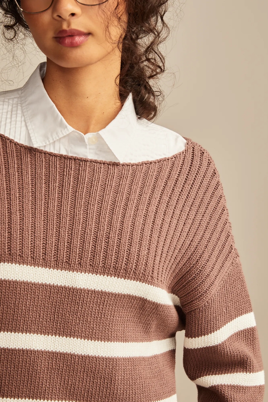 BOATNECK PULLOVER SWEATER - Lucky Brand Outlet