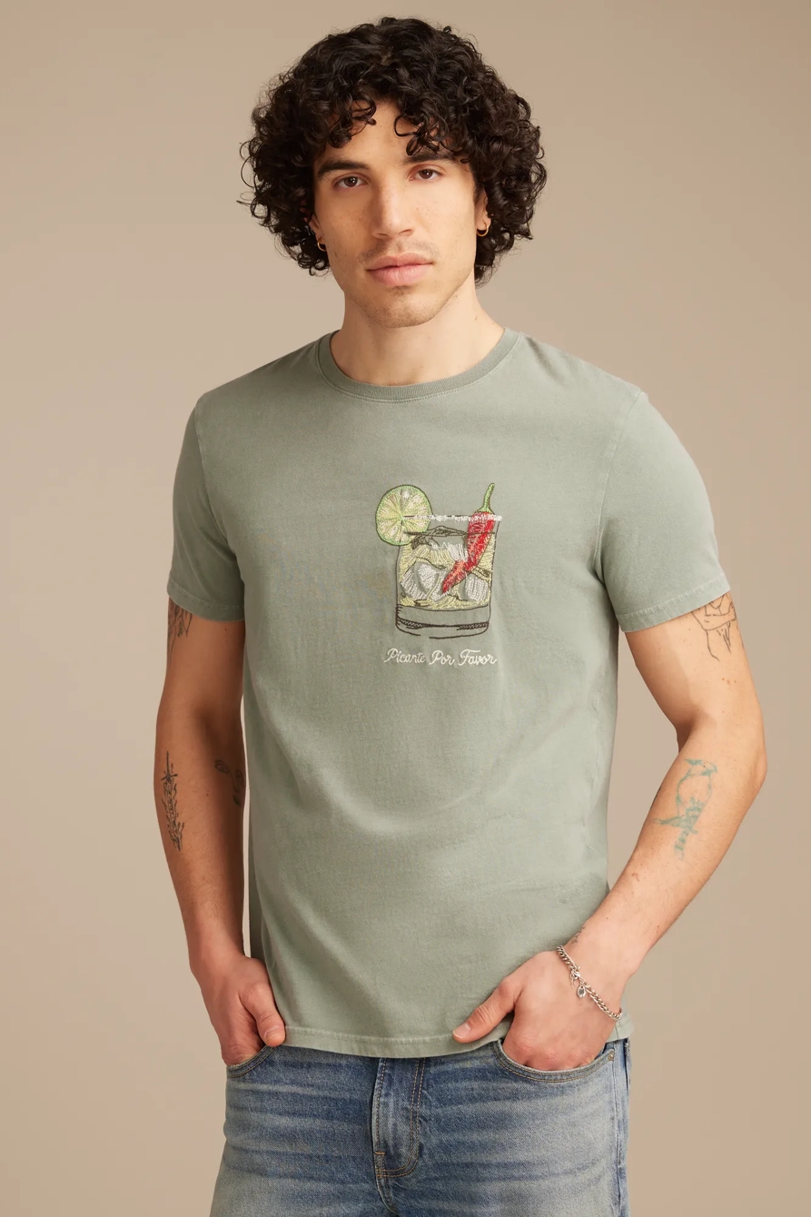 LUCKY COCKTAIL TEE - Lucky Brand Outlet