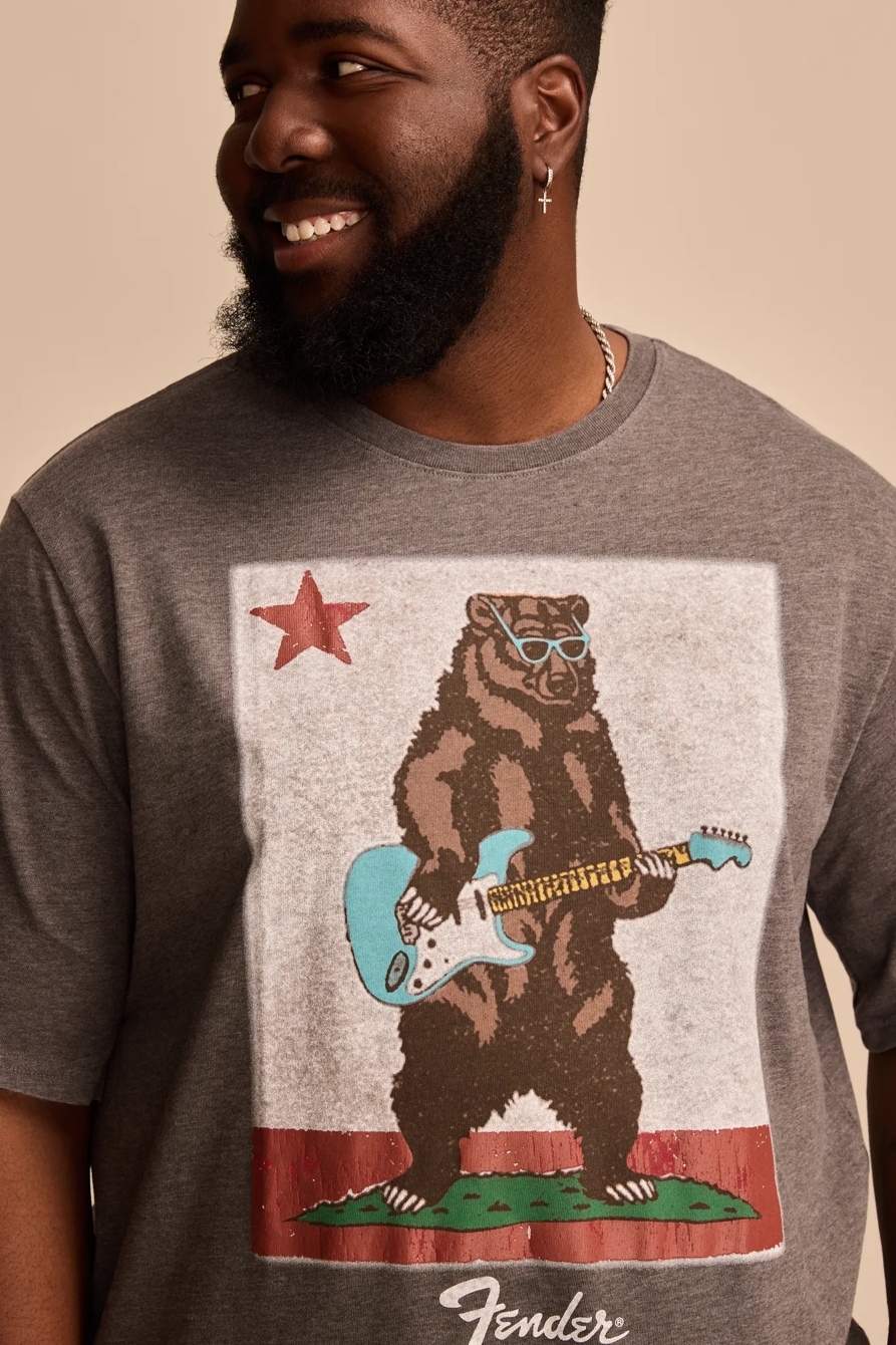 BIG & TALL FENDER BEAR TEE - Lucky Brand Outlet