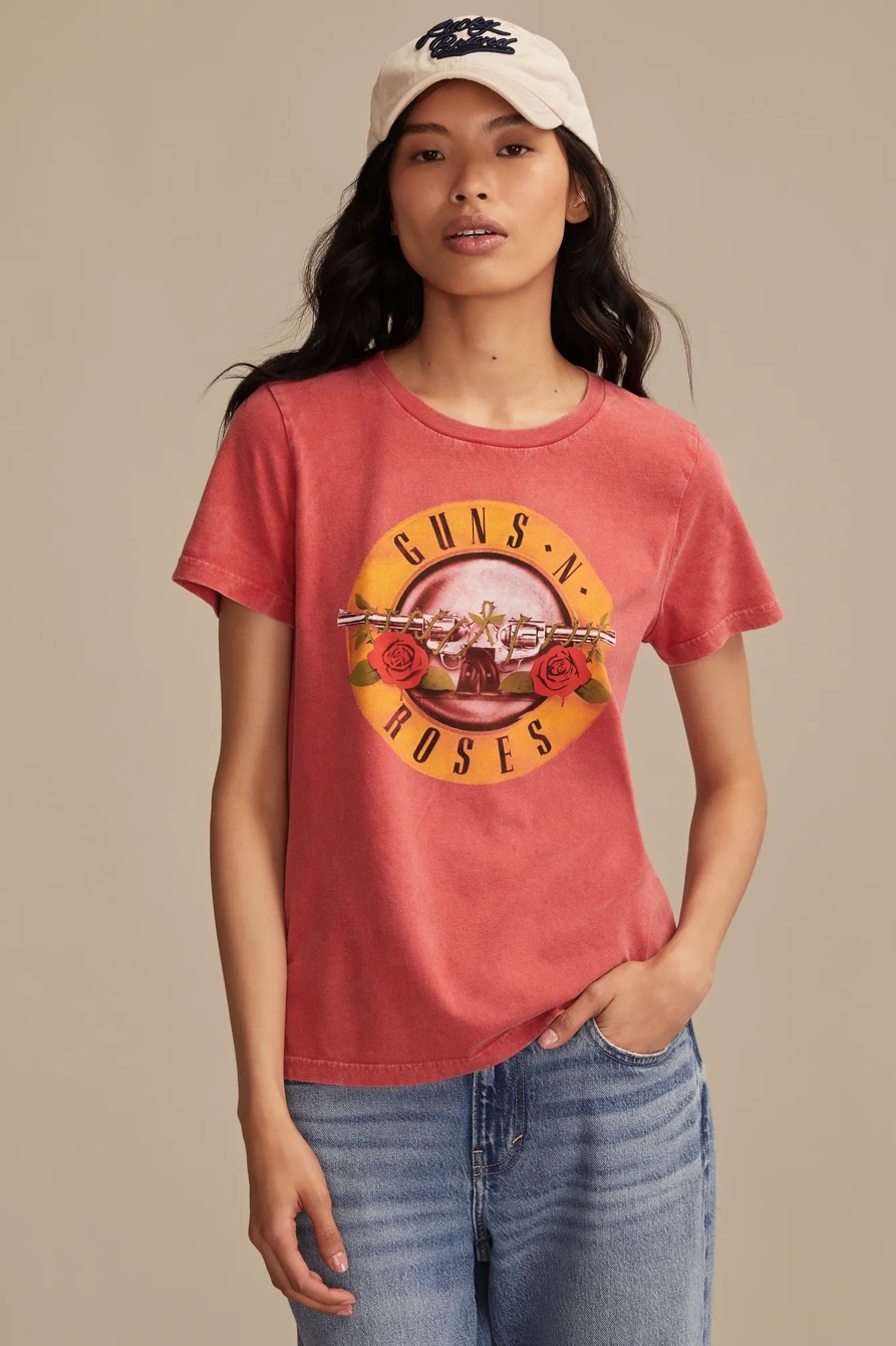 GUNS N ROSES SEAL CLASSIC CREW - Lucky Brand Outlet