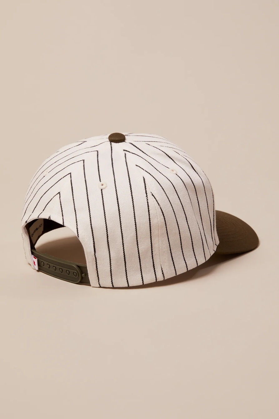 PINSTRIPE LOGO CAP - Lucky Brand Outlet