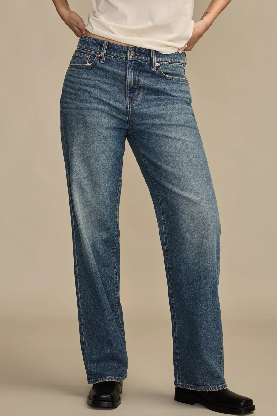 MID RISE CURVY BAGGY - Lucky Brand Outlet