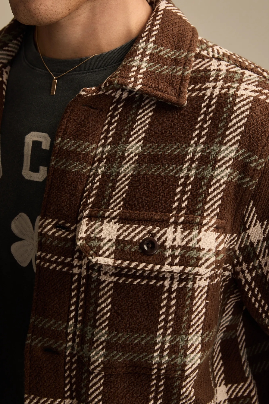 TWILL SHIRT JACKET - Lucky Brand Outlet