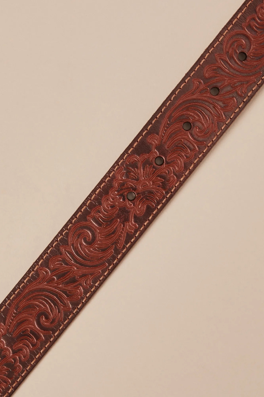 EMBOSSED BELT - Lucky Brand Outlet