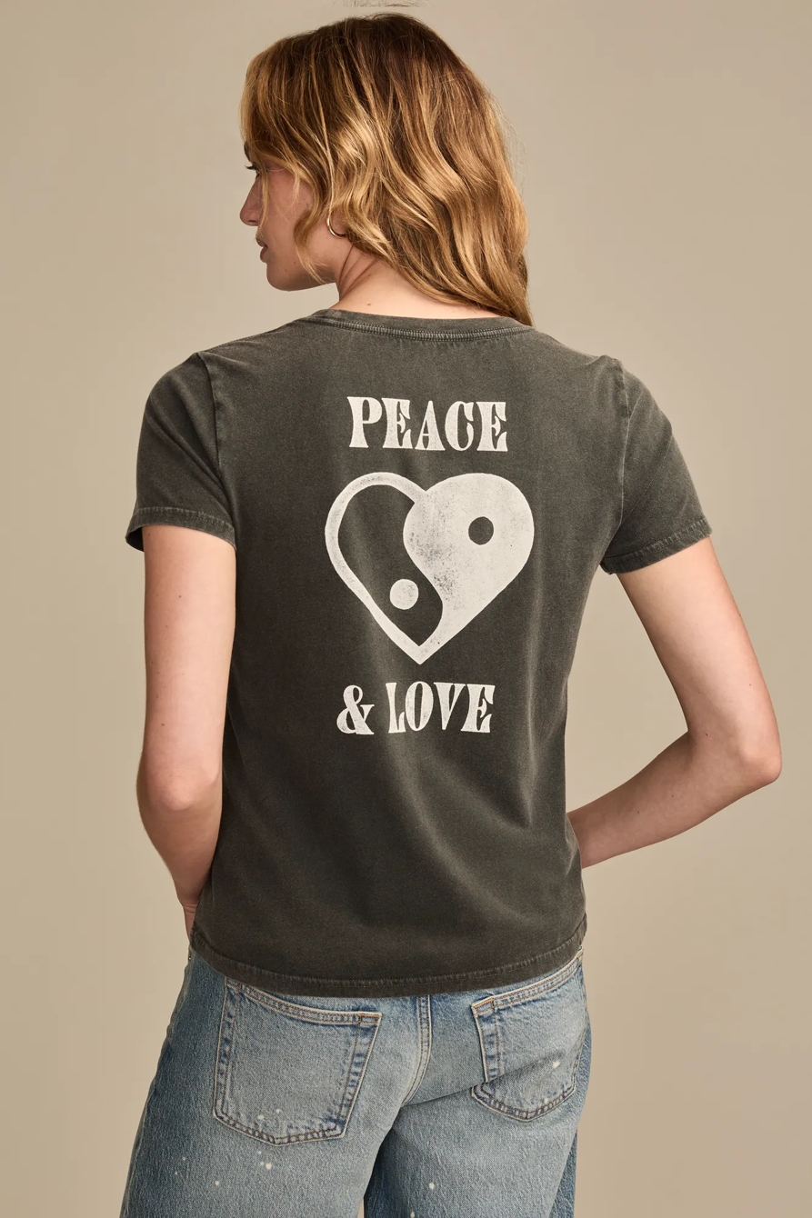 YING YANG HEART CLASSIC CREW - Lucky Brand Outlet