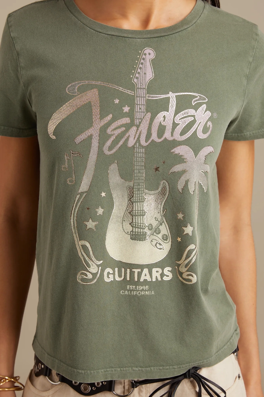 FENDER GUITAR PALMS CLASSIC CREW - Lucky Brand Outlet