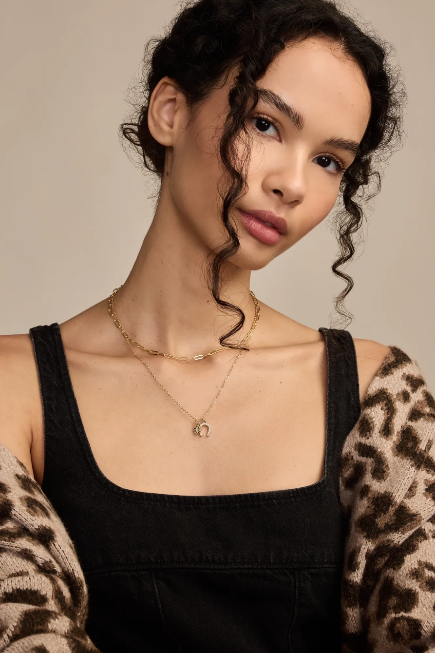HORESHOE CHARM NECKLACE SET - Lucky Brand Outlet