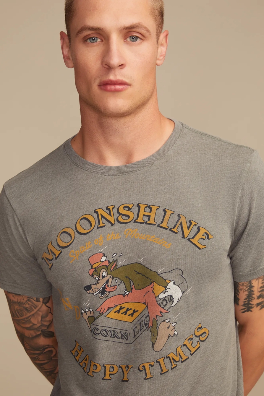 MOONSHINE WOLF TEE - Lucky Brand Outlet