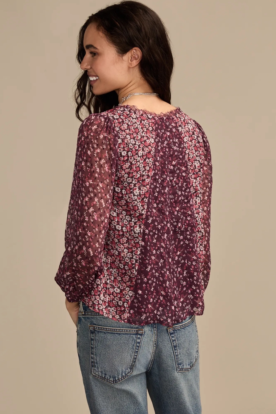 PRINT MIX SWING TOP - Lucky Brand Outlet