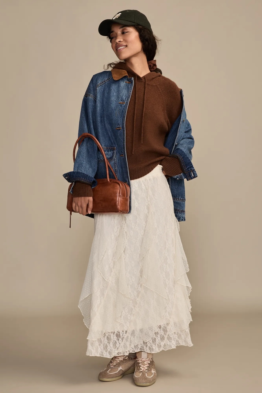 CASHMERE HOODIE SWEATER - Lucky Brand Outlet