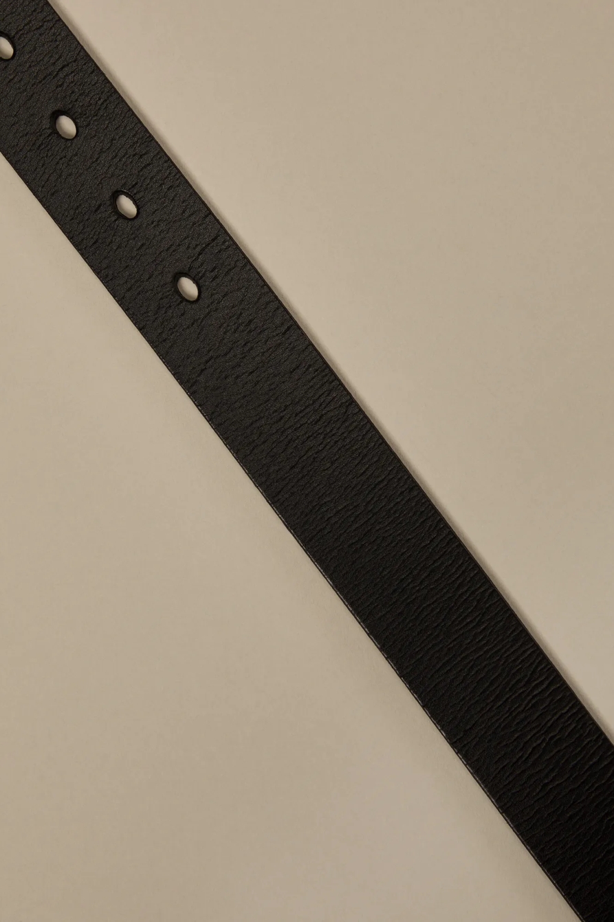 ASYMETRICAL LEATHER BELT - Lucky Brand Outlet