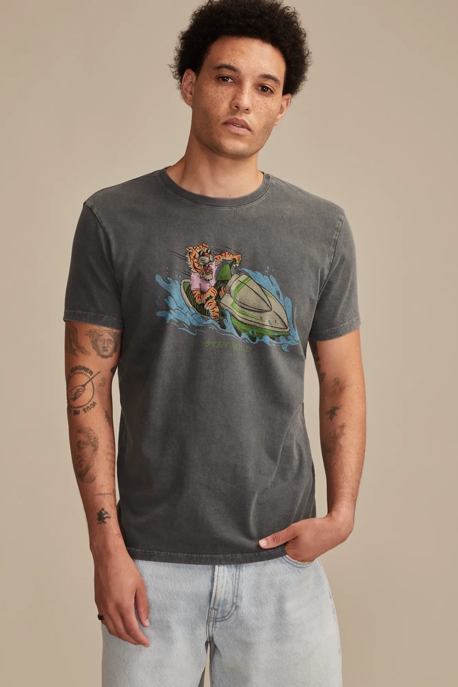 TIGER SURFER TEE - Lucky Brand Outlet