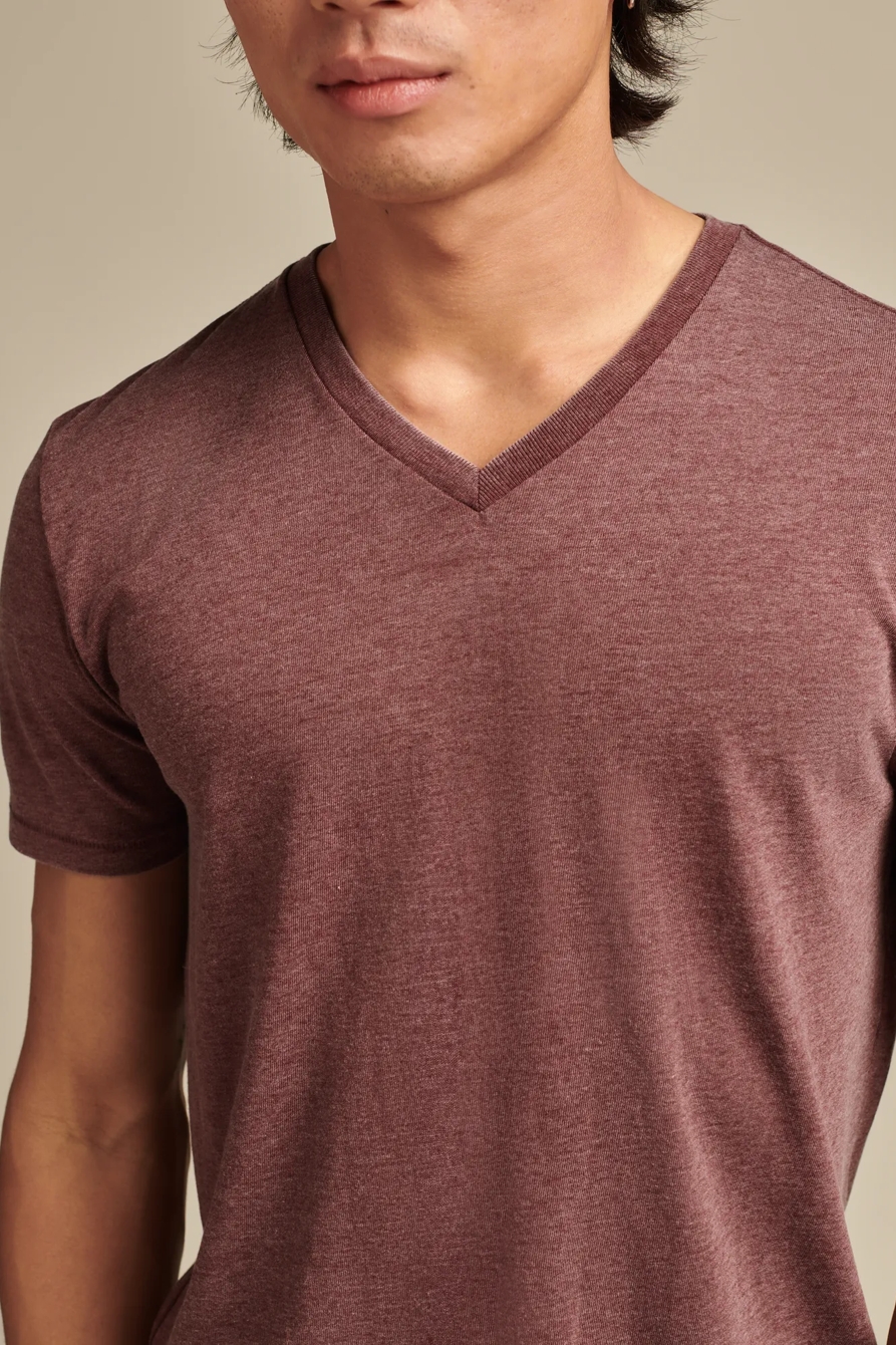 VENICE BURNOUT V NECK TEE - Lucky Brand Outlet