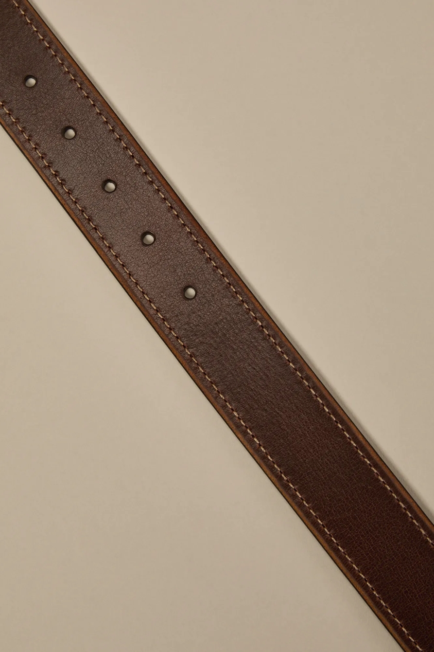 LEATHER STITCH BELT - Lucky Brand Outlet
