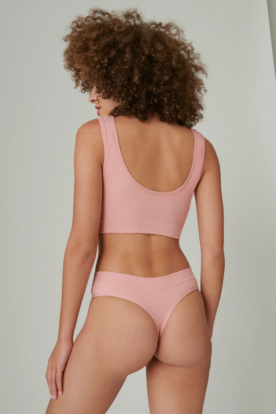 5 PACK RIBBED THONGS - Lucky Brand Outlet
