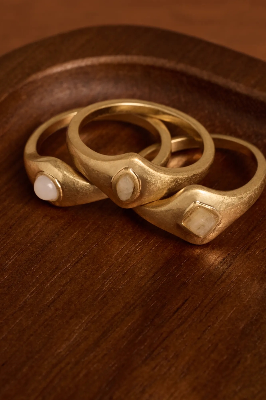 STONE RING SET - Lucky Brand Outlet