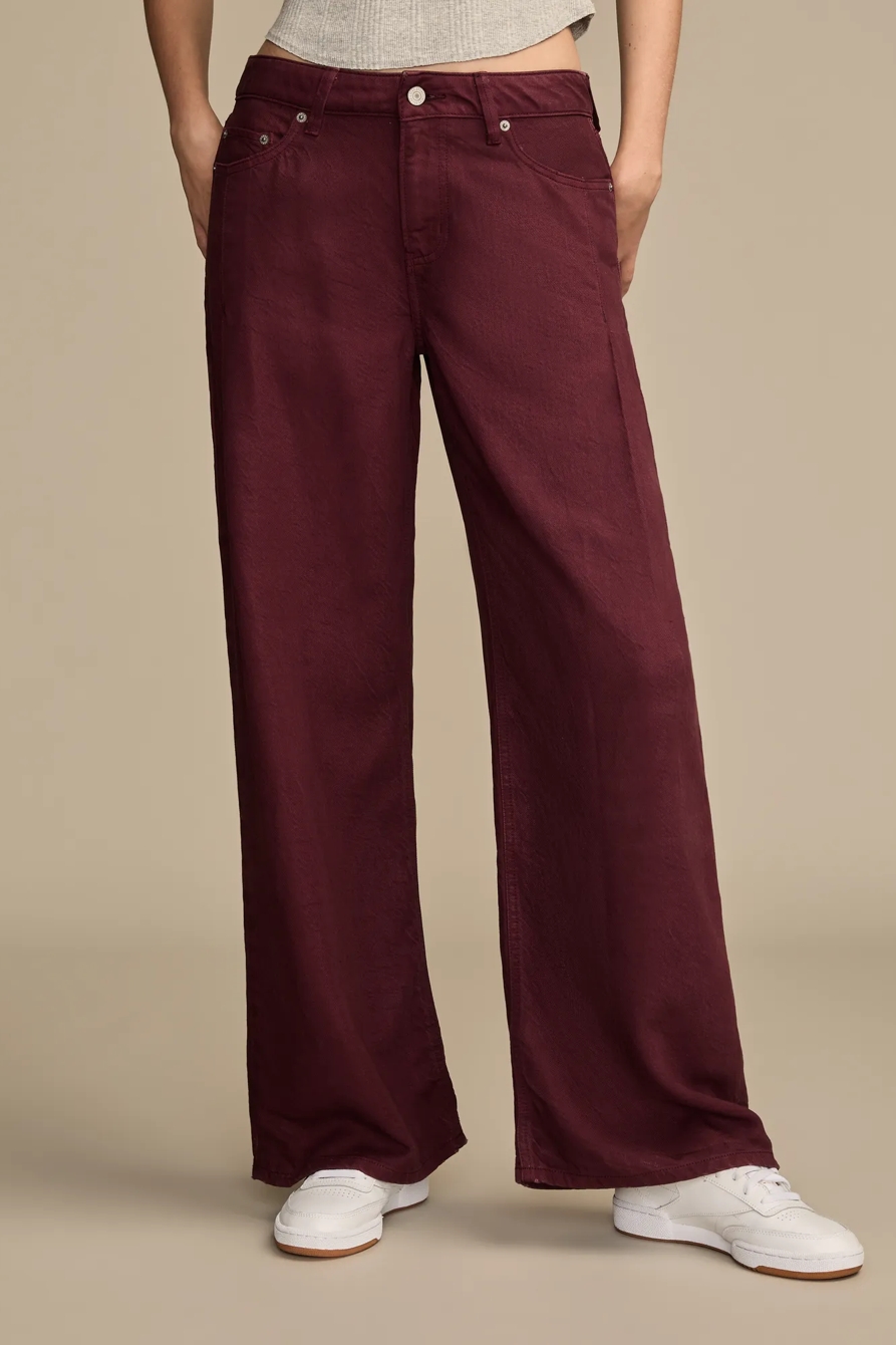 WIDE LEG PLEATED PALAZZO - Lucky Brand Outlet