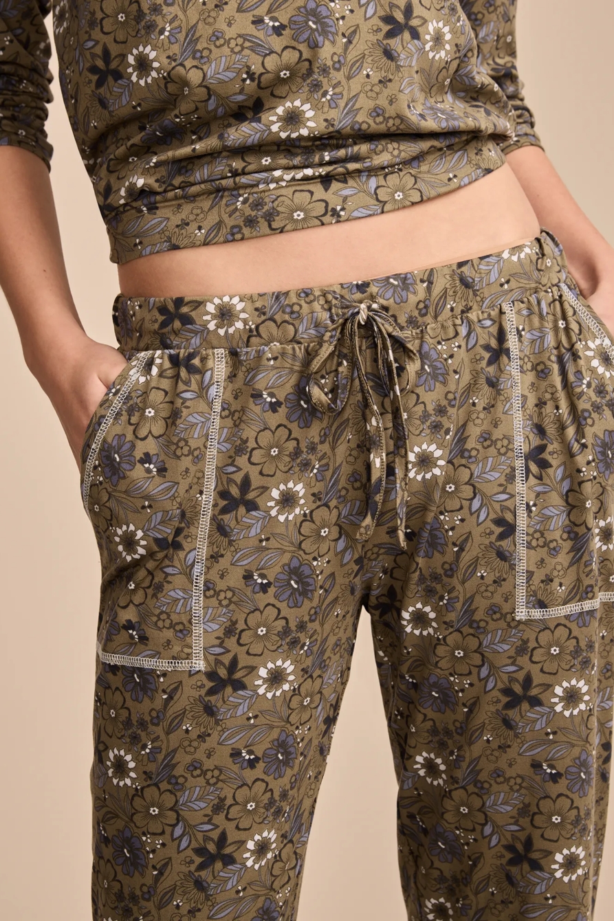 PRINTED SLEEPWEAR SET - Lucky Brand Outlet