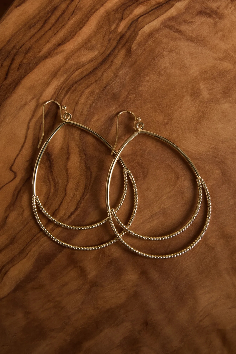 LARGE TEARDROP DROP EARRINGS - Lucky Brand Outlet