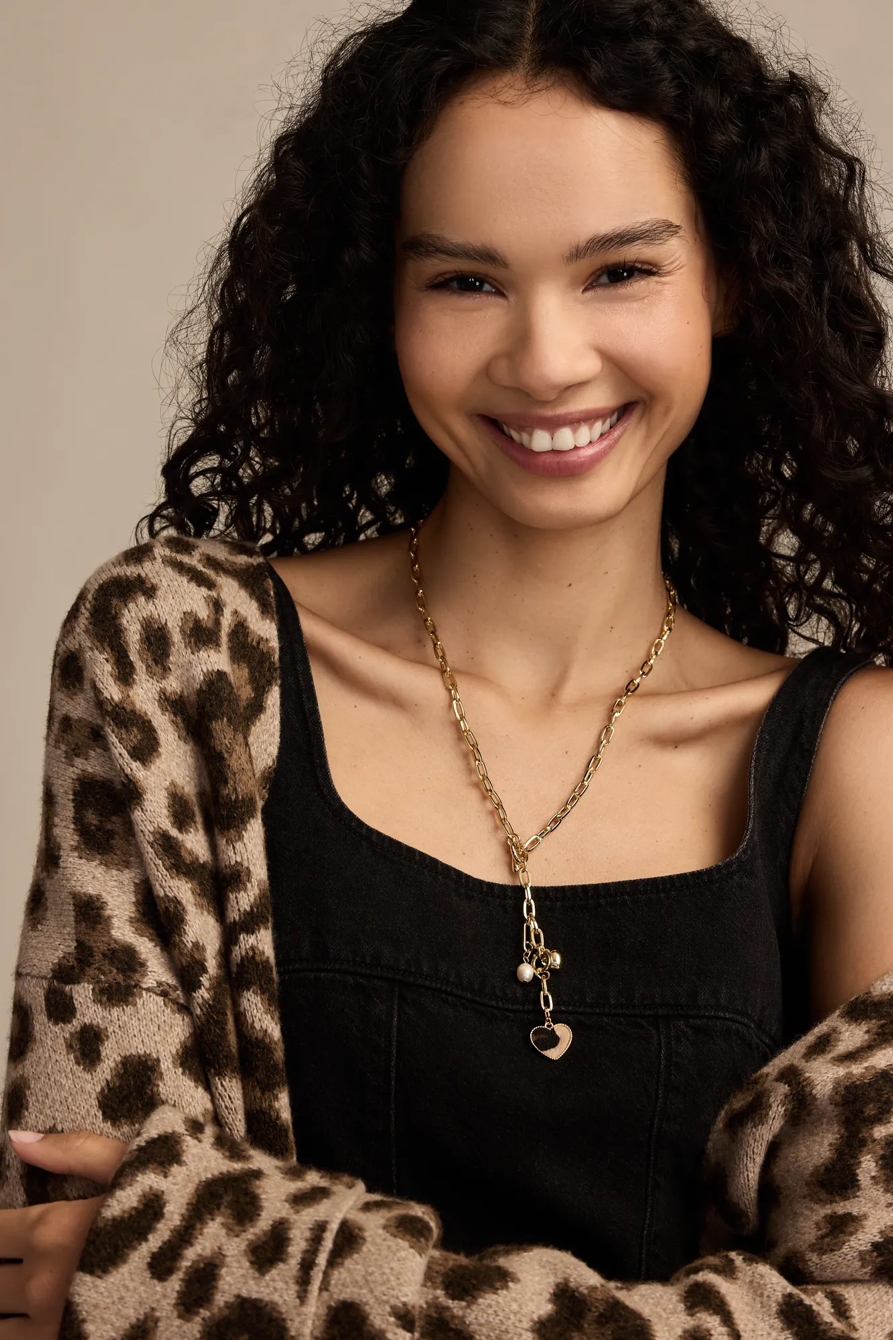 LEOPARD CHARM PENDANT NECKLACE - Lucky Brand Outlet