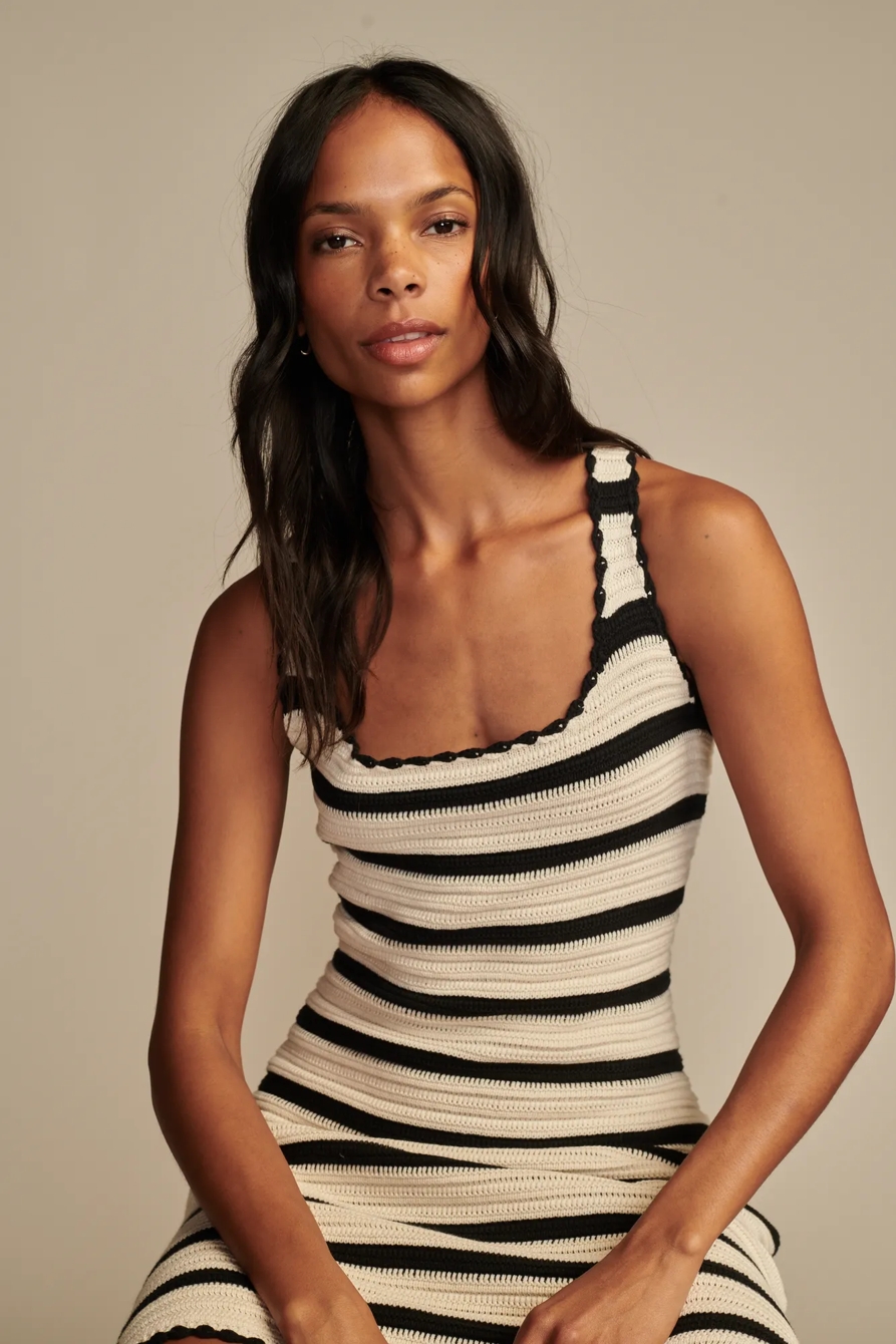 STRIPE SWEATER DRESS - Lucky Brand Outlet