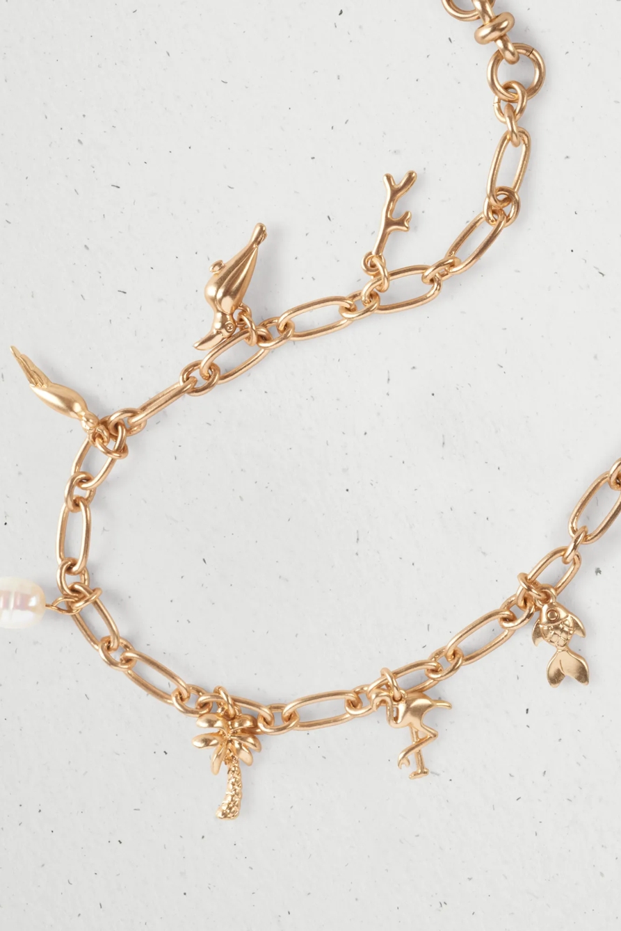 TROPICAL CHARM LINK BRACELET - Lucky Brand Outlet