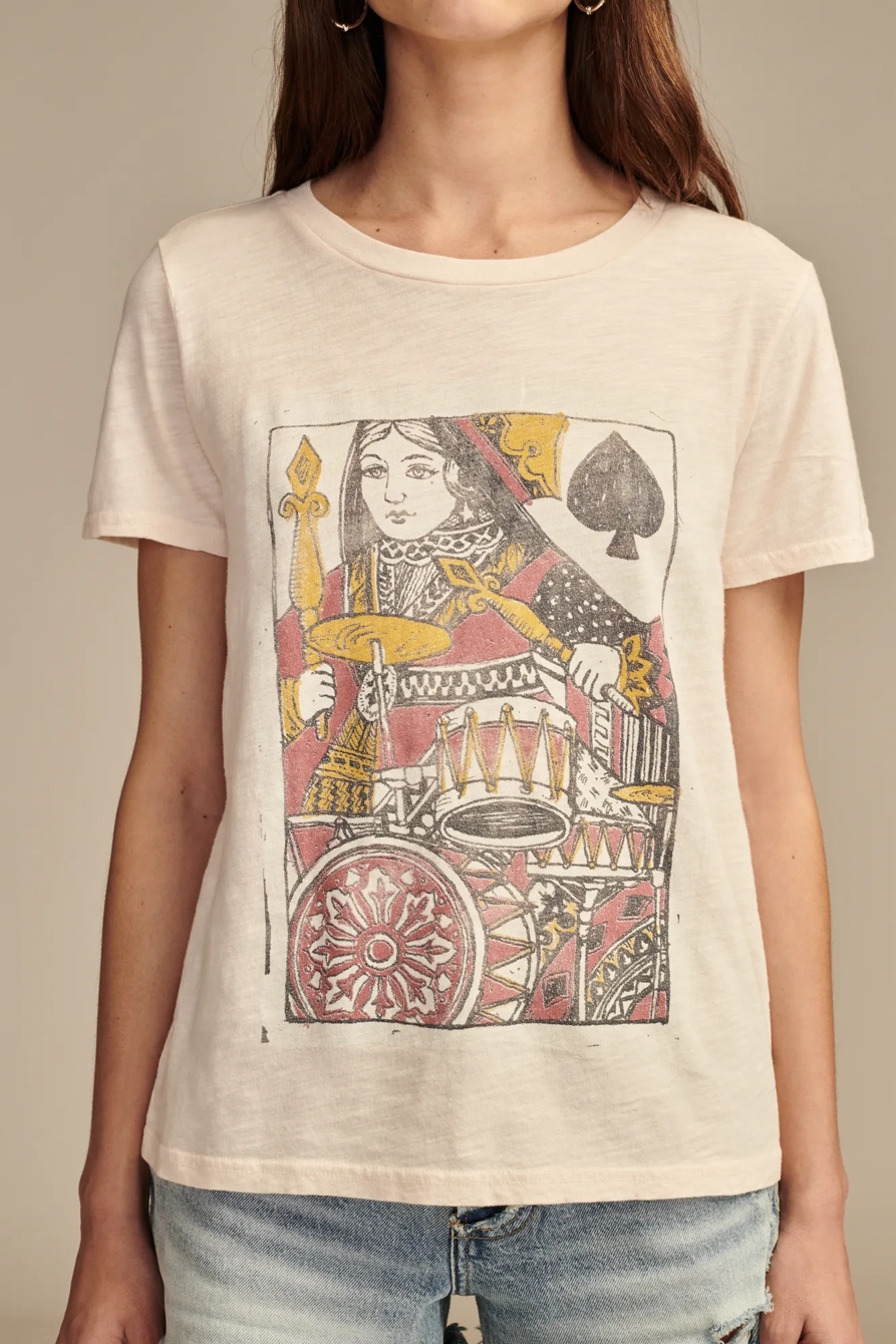 QUEEN OF SPADES CLASSIC CREW - Lucky Brand Outlet