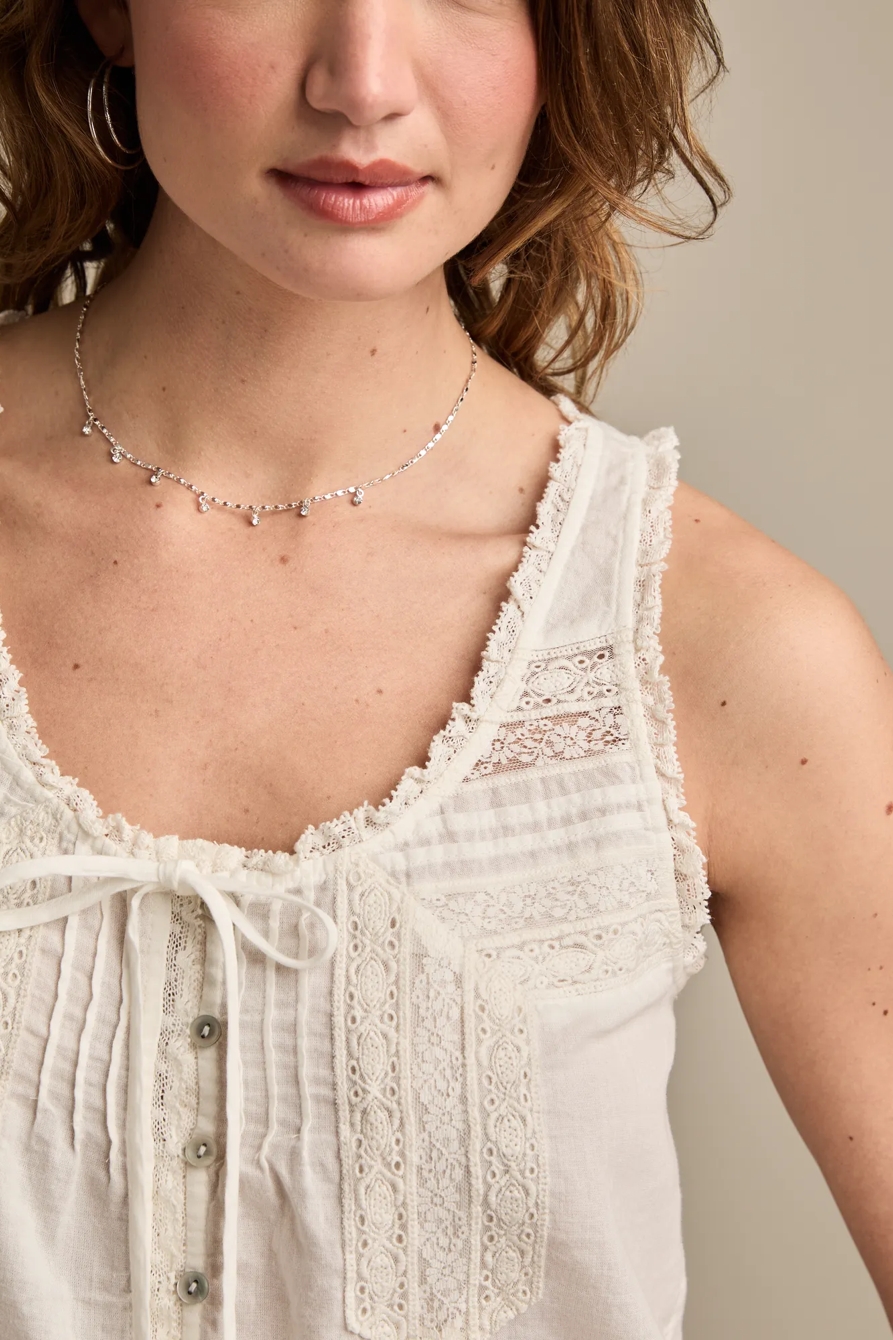 LACE SWING TANK - Lucky Brand Outlet