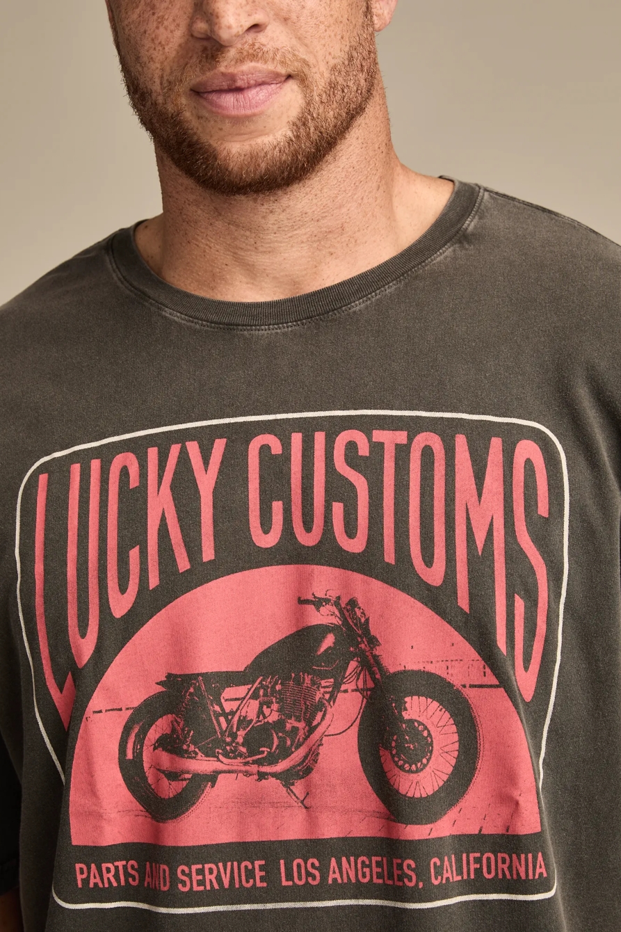BIG & TALL LUCKY CUSTOMS TEE - Lucky Brand Outlet