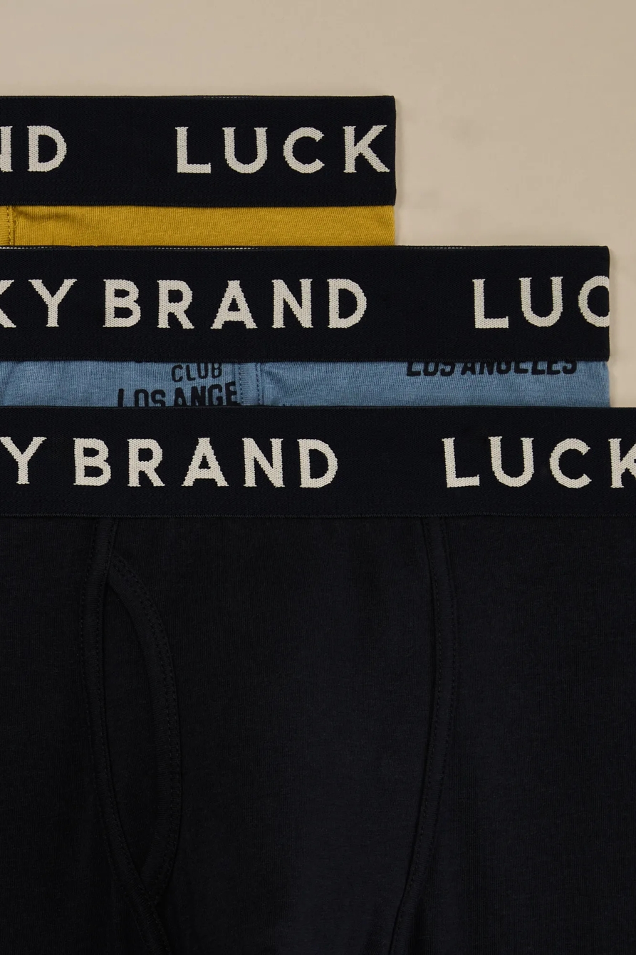 3 PACK STRETCH BOXER BRIEFS - Lucky Brand Outlet