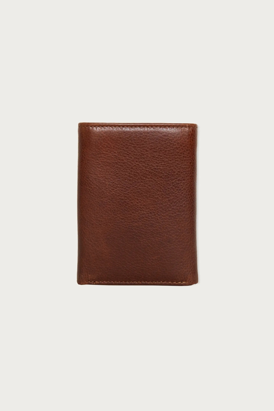 Smooth Leather Trifold Wallet - Lucky Brand Outlet