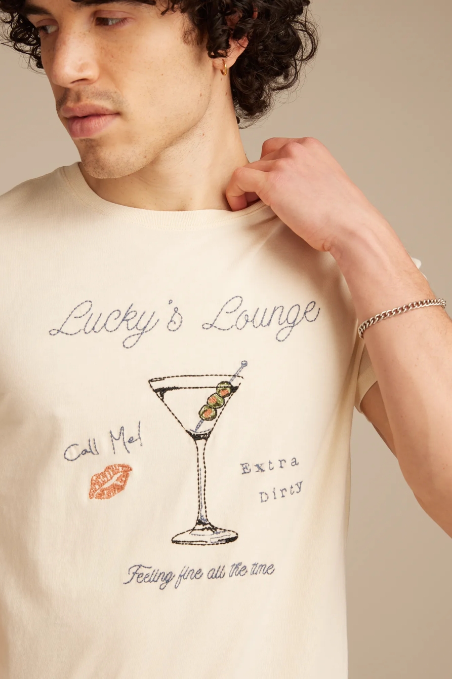 LUCKY COCKTAIL TEE - Lucky Brand Outlet